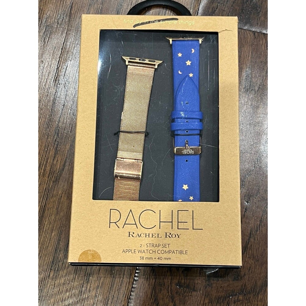 Rachel Roy 2 Strap Set Apple Watch Compatible 38mm-40mm New
